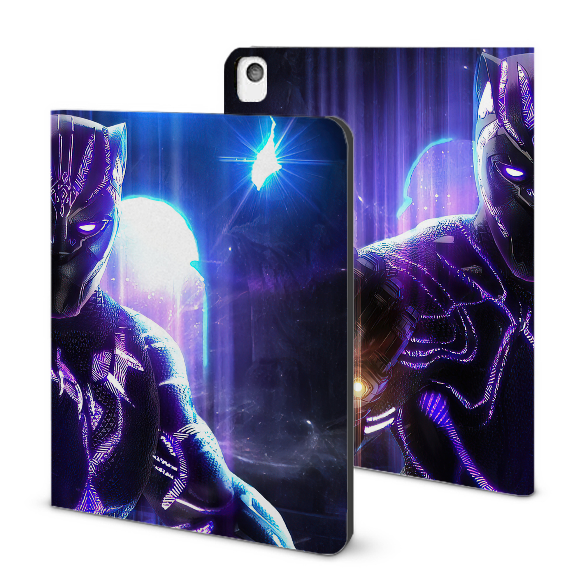 （画像用） アベンジャーズ The Avengers IPadケース ペンホルダー付き ブックスタイルデザイン